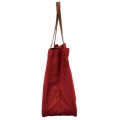 9220- RED CANVAS TOTE BAG